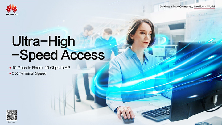 Huawei High-Quality 10 Gbps CloudCampus Redefines Wireless Network Experience: 10 Gbps Wireless, Ultimate Experience, New Industry Momentum-01